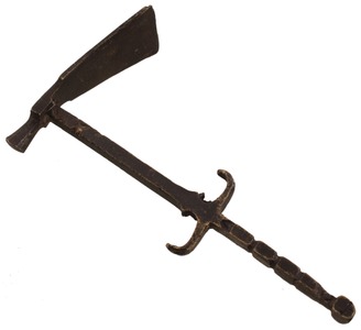 Unmarked: Artfully Forged Brass Hammer