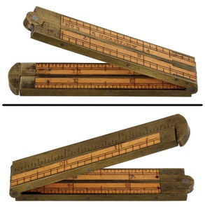 Stanley Rule & Level, No. 3: One-Foot/Four-Fold Folding Rule