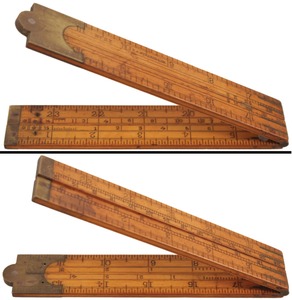 E.A. Stearns & Company, U.S. Standard, No. 27: Two-Foot, Four-Fold Folding Rule