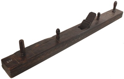 Unmarked: Carved & Dated Euro. Jointer Plane