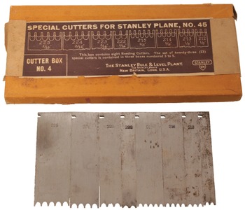 Stanley Rule & Level: Boxed Set Of 8 "Spec "Special" Cutting Irons