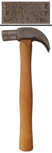 David Maydole Hammer Company, Norwich, New York: Early 13 Oz. Curved Hammer