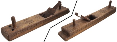 Unmarked: Early Carved Body Wide Jointer Plane