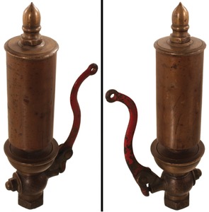 Buckeye Brass Works, Dayton,  Ohio: Horizontal Valve Steam Whistle