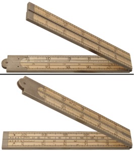 Stanley Rule & Level, No. 87: Two-Foot, Four-Fold Folding Rule