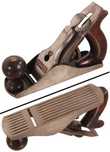 Stanley Rule & Level, No. 2 C: Rare Corrug. Sole Smoothing Plane