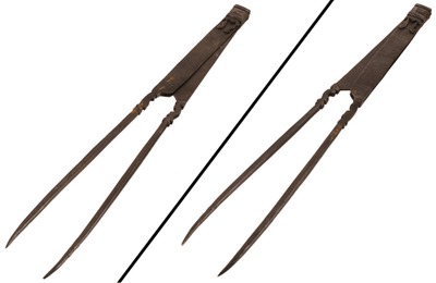Unmarked: Pair Of Early Hand Fgd. French Divider