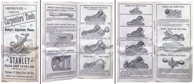 Stanley Rule & Level: Ca. 1880's "Pocket" Tool Catalogue
