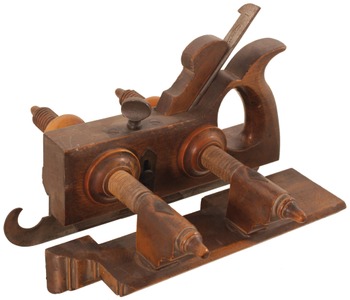 Unmarked: Classic Scottish Form Hdld. Plow Plane