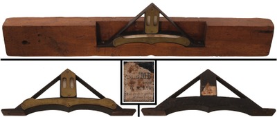 D.M. Lyon, Newark, New Jersey: Rare Multiple Vial Inclinometer Level