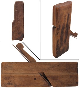 O. Spicer, Groton, Connecticut: Early Yellow Birch Hollow Molding Plane