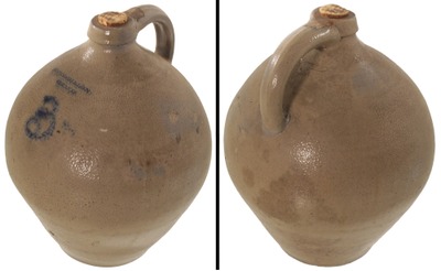 Tyler & Dillon, Albany, New York: Early Style 3 Gallon Stoneware Jug