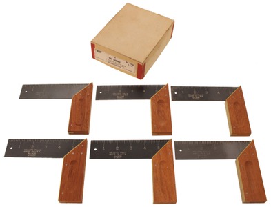 Millers Falls Company, Millers Falls, Massachusetts, No. 1436: Full Box Of 1/2 Doz. Try Squares