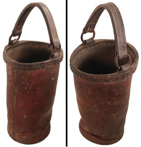 Unmarked: Early Leather Fire Bucket