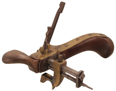 Unmarked: Classic German Coach Maker's Plow Plane