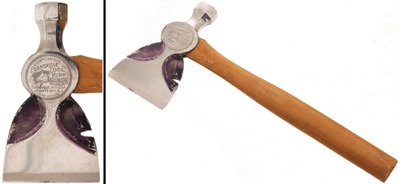 Evansville Tool Works, Evansville, Indiana, No. 1 1/2: Unused Presentation Carpenter's Hatchet