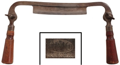 Peck, Stow & Wilcox Company, Southington, Connecticut, No. 6: Extra Clean Folding Handle Draw Knife