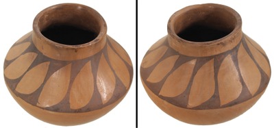 Unmarked: Native American Polychrome Pot
