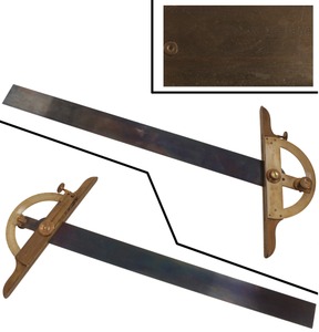 Crane & Vinton, Brattleboro, Vermont: J. Lyman's Patent Protractor