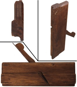 Ce. Chelor, Wrentham: Yellow Birch Bead Molding Plane