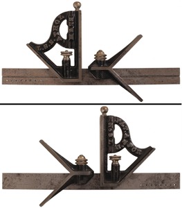 L.S. Starrett, Athol, Massachusetts: Early Patent Combination Square