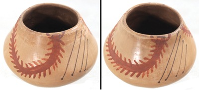 Unmarked: Native American Polychrome Pot