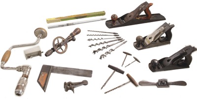 Assorted Makers: Lot Of Sound & Usabl Woodworking Tools