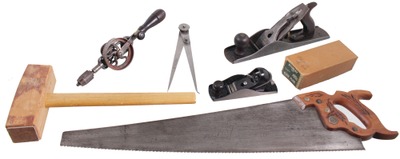 Assorted Makers: Lot Of Clean & Usabl Woodworking Tools