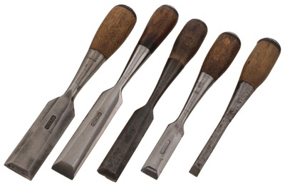 Stanley Rule & Level, No. 40: Five Clean & Usable "Everlasting" Chisel