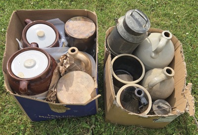 Assorted Makers: Lot Of Asst. Ceramic Jugs And Jars