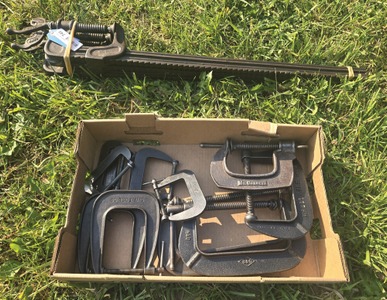 Assorted Makers: Lot Of Asst. Bar And "C" Clamps
