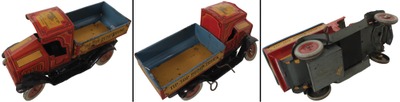 Ferdinand Strauss Company, New York, New York: Extra Clean "Tip Top Dump Truck" Toy