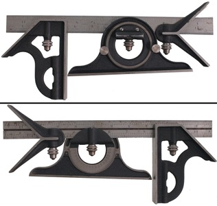 L.S. Starrett Company, Athol, Massachusetts, No. 11H: Machinist's Combination Square