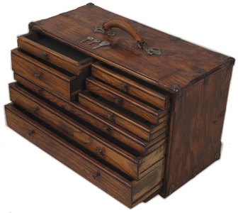 Schartow Iron Product Company, Racine, Wisconsin: Extra Clean Machinis Oak Tool Chest