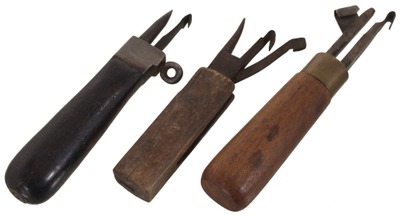 Assorted Makers: Lot Of Three Clean Race Knife