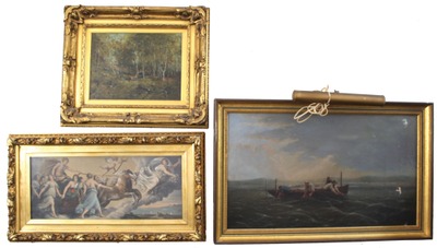 Assorted Makers: Lot Of Three Framed Prints