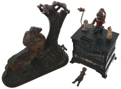 Assorted Makers: Two Non-Functional Mechanical Banks