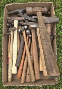 Assorted Makers: Lot Of Clean & Usabl Mtl. Wkg. Hammers