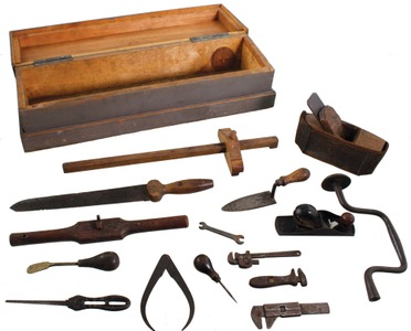 Unmarked: Small Size Carpenter Tool Chest