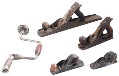 Assorted Makers: Lot Of Clean & Usabl Woodworking Tools