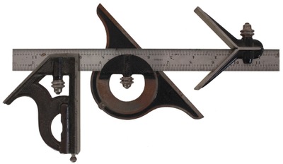 L.S. Starrett Company, Athol, Massachusetts, No. 11H: Machinist's Combination Square