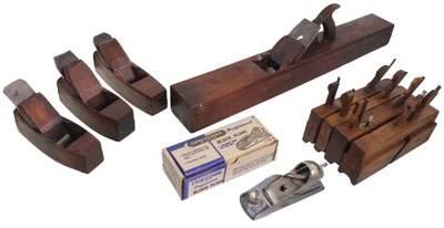 Assorted Makers: Lot Of Clean & Usabl Woodworking Plane