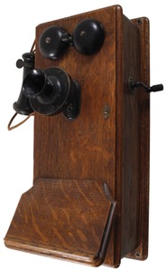 Western Electric Company, Chicago, Illinois: Early Wall Mount Telephone