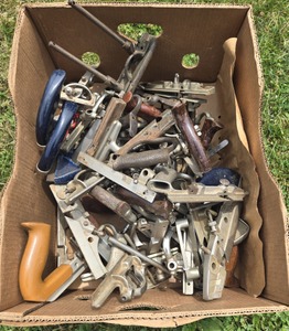 Assorted Makers: Lot Of Combination Plane Bodies & Parts