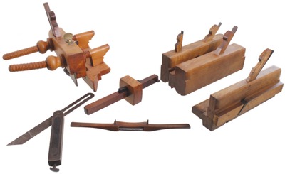 Assorted Makers: Lot Of Asst. Early Woodworking Tools