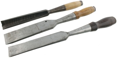 Assorted Makers: Three Timber Framing Socket Chisels