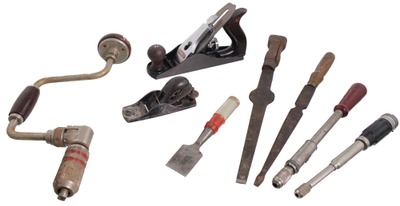Assorted Makers: Lot Of Clean & Usabl Woodworking Tools