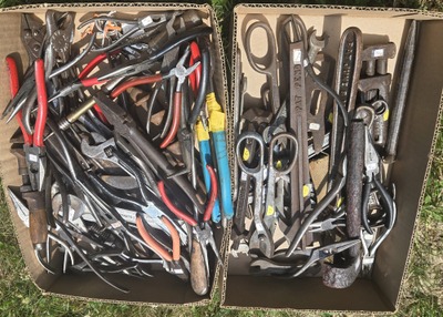 Assorted Makers: Lot Of Clean & Usabl Pliers Many Sizes &
