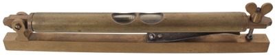 Unmarked: Unus. Hinged Spring Loaded Bench Level