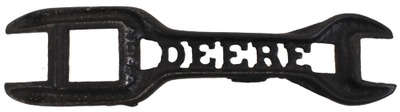 John Deere, Moline, Illinois, No. A196-A: Rare Cast Iron "Cutout" Wrench